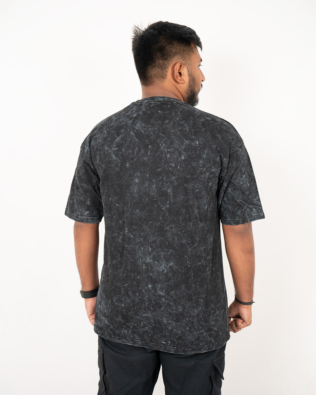 Acid Wash Black T-Shirt