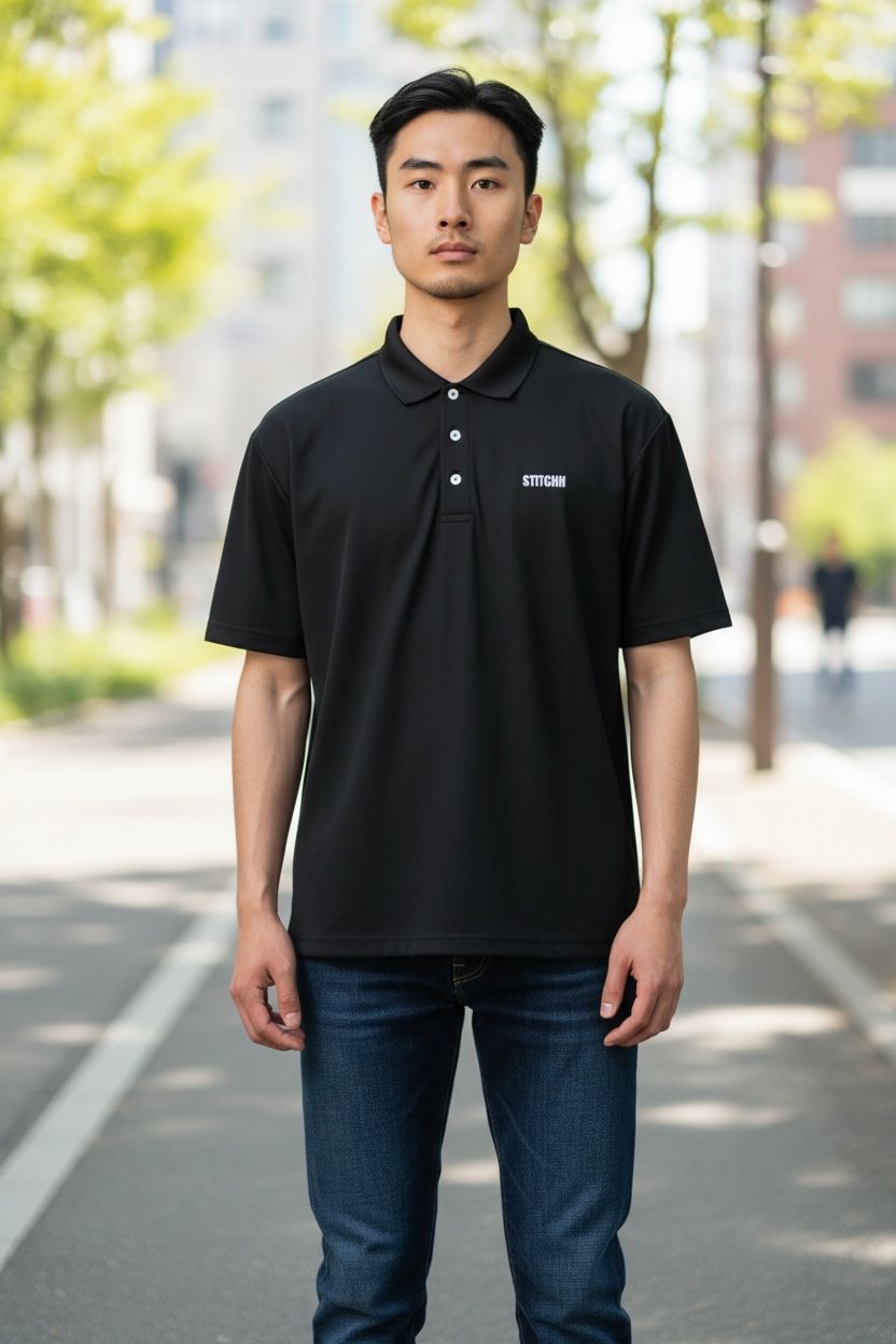 Black Polo Mars T-shirt