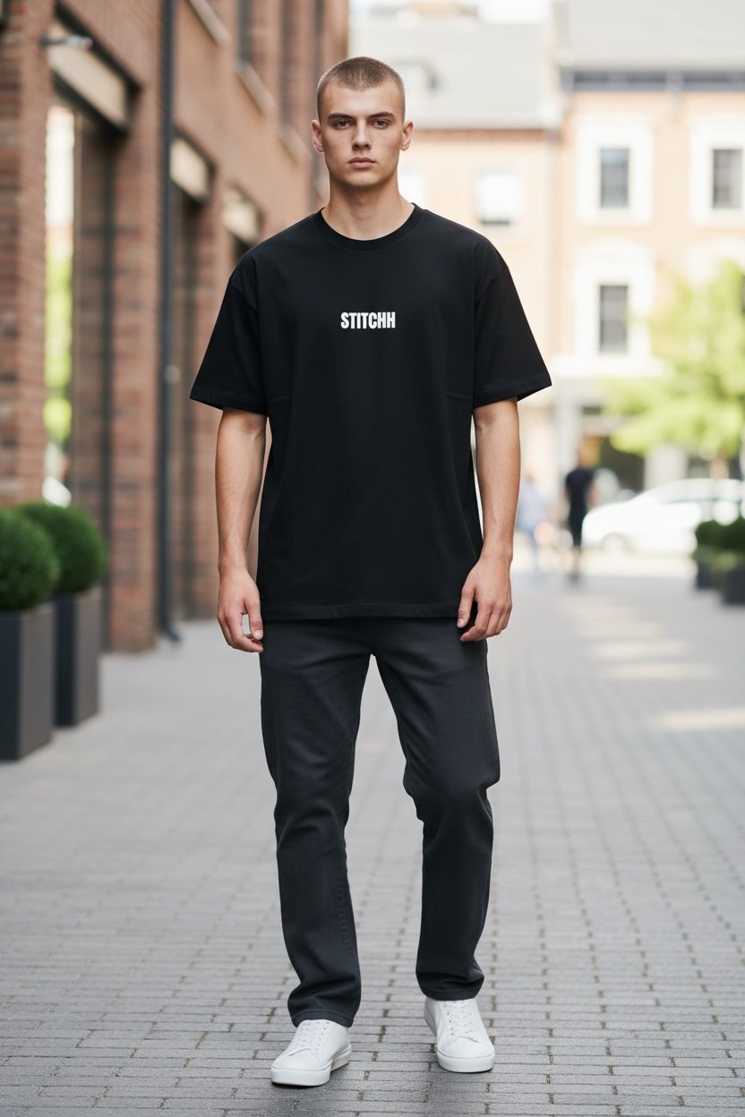 Black Regular T-Shirt