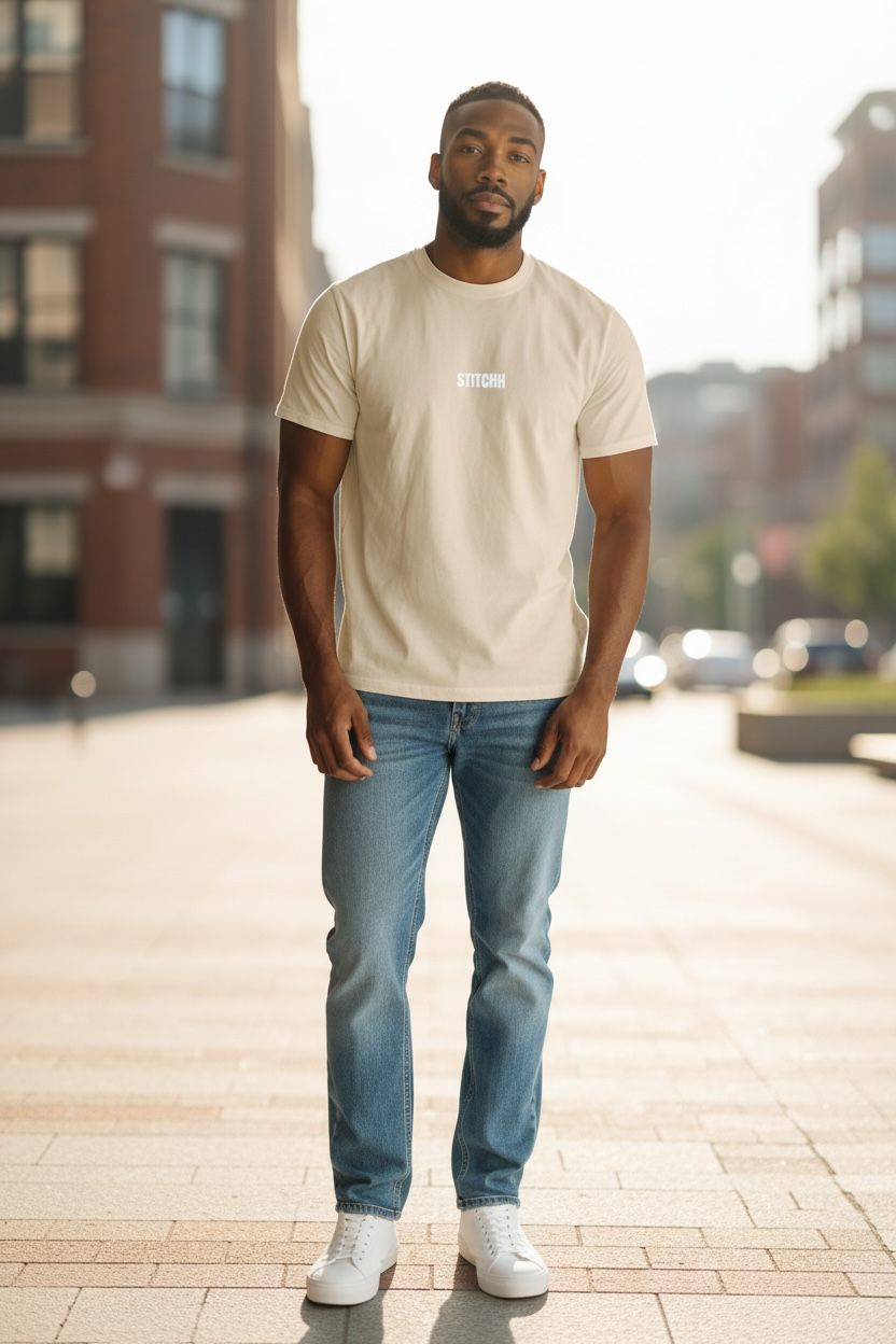 Beige Oversize T-Shirt