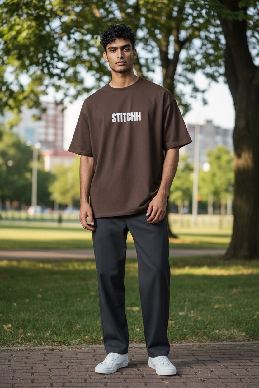 Brown Oversize T-Shirt