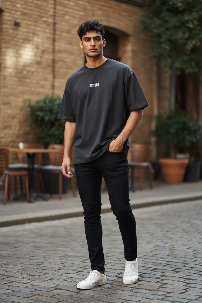 Black Oversize T-Shirt