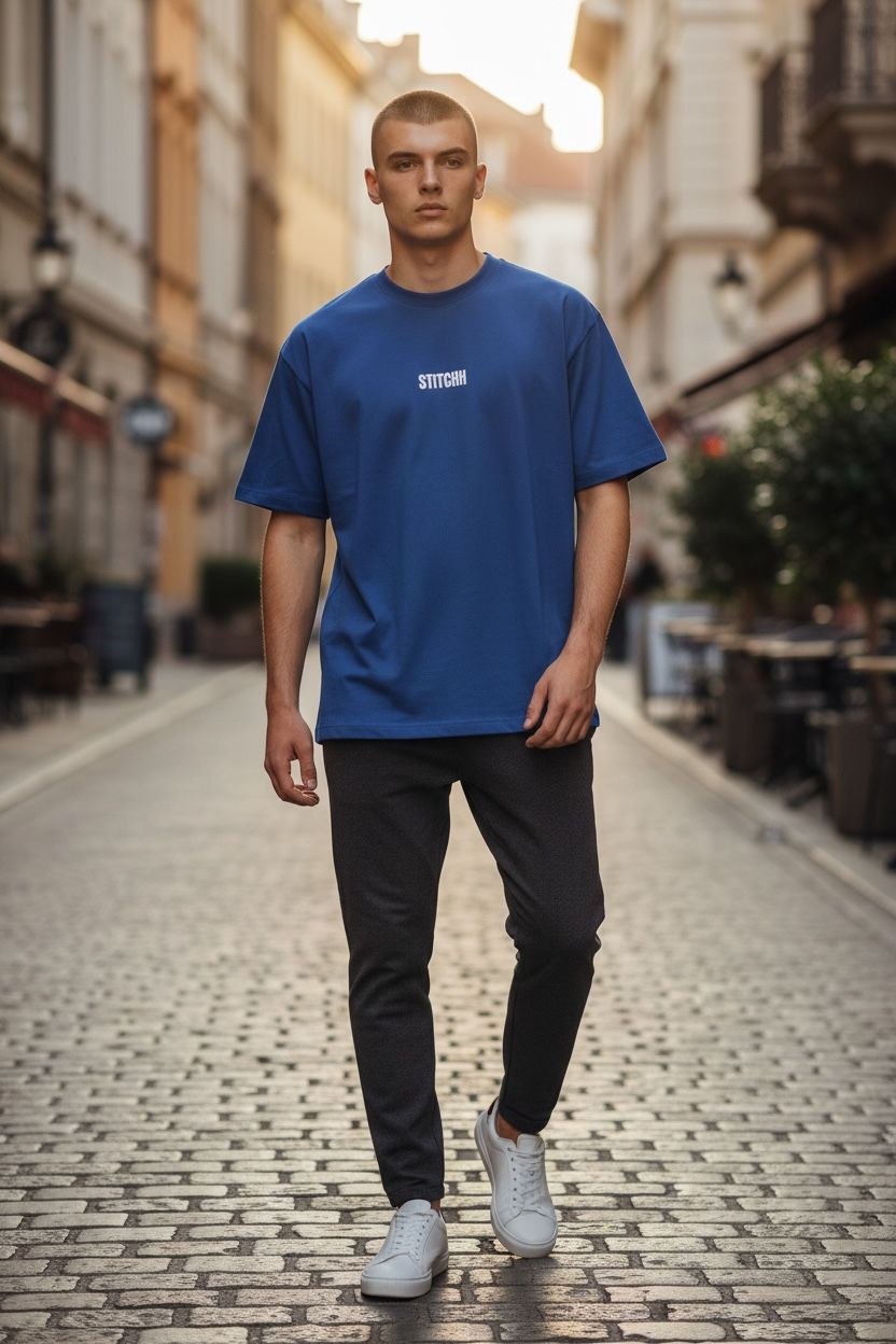 Royal Blue Oversize T-Shirt