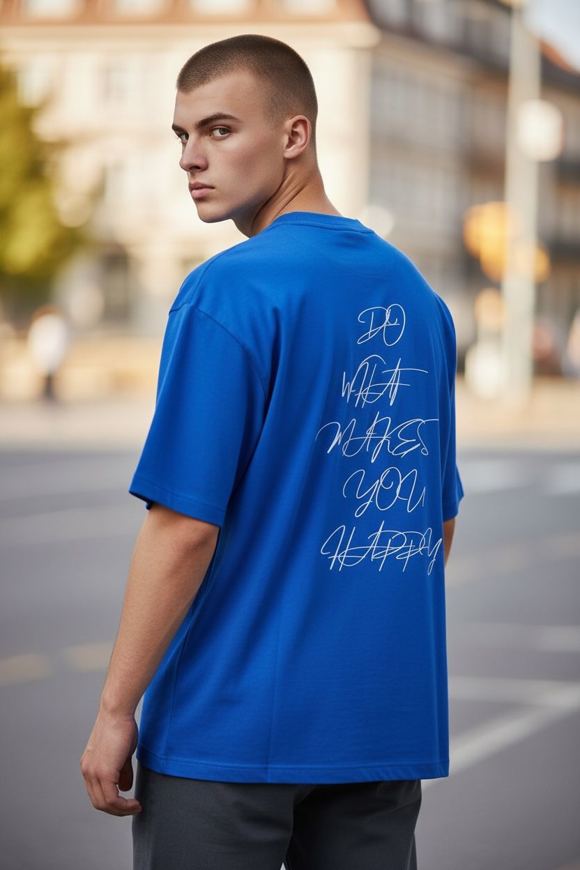Royal Blue Oversize T-Shirt